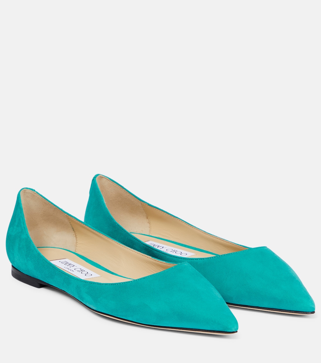 Love suede ballet flats | Jimmy Choo