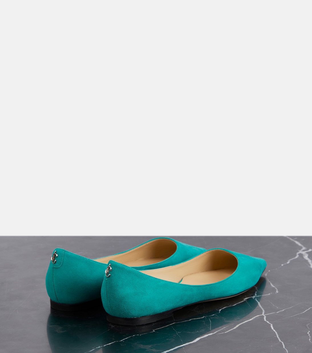 Love suede ballet flats | Jimmy Choo