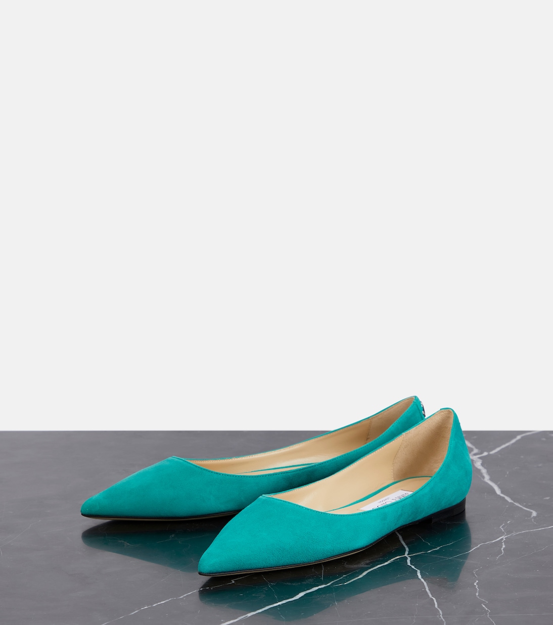 Love suede ballet flats | Jimmy Choo