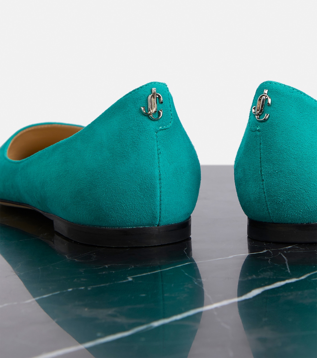 Love suede ballet flats | Jimmy Choo
