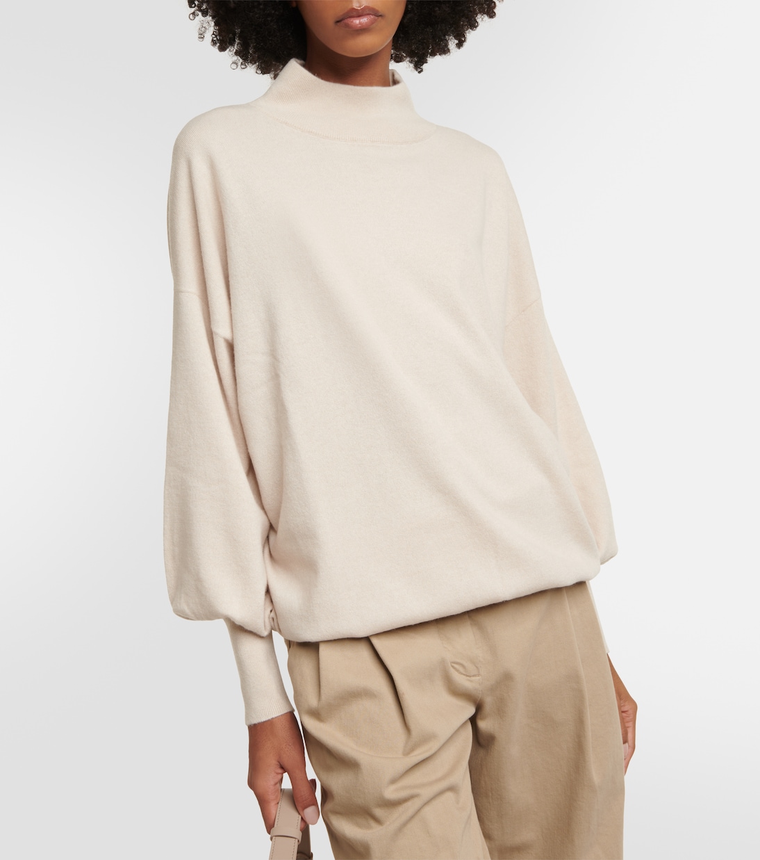 Jersey de cuello alto en cachemir | Brunello Cucinelli