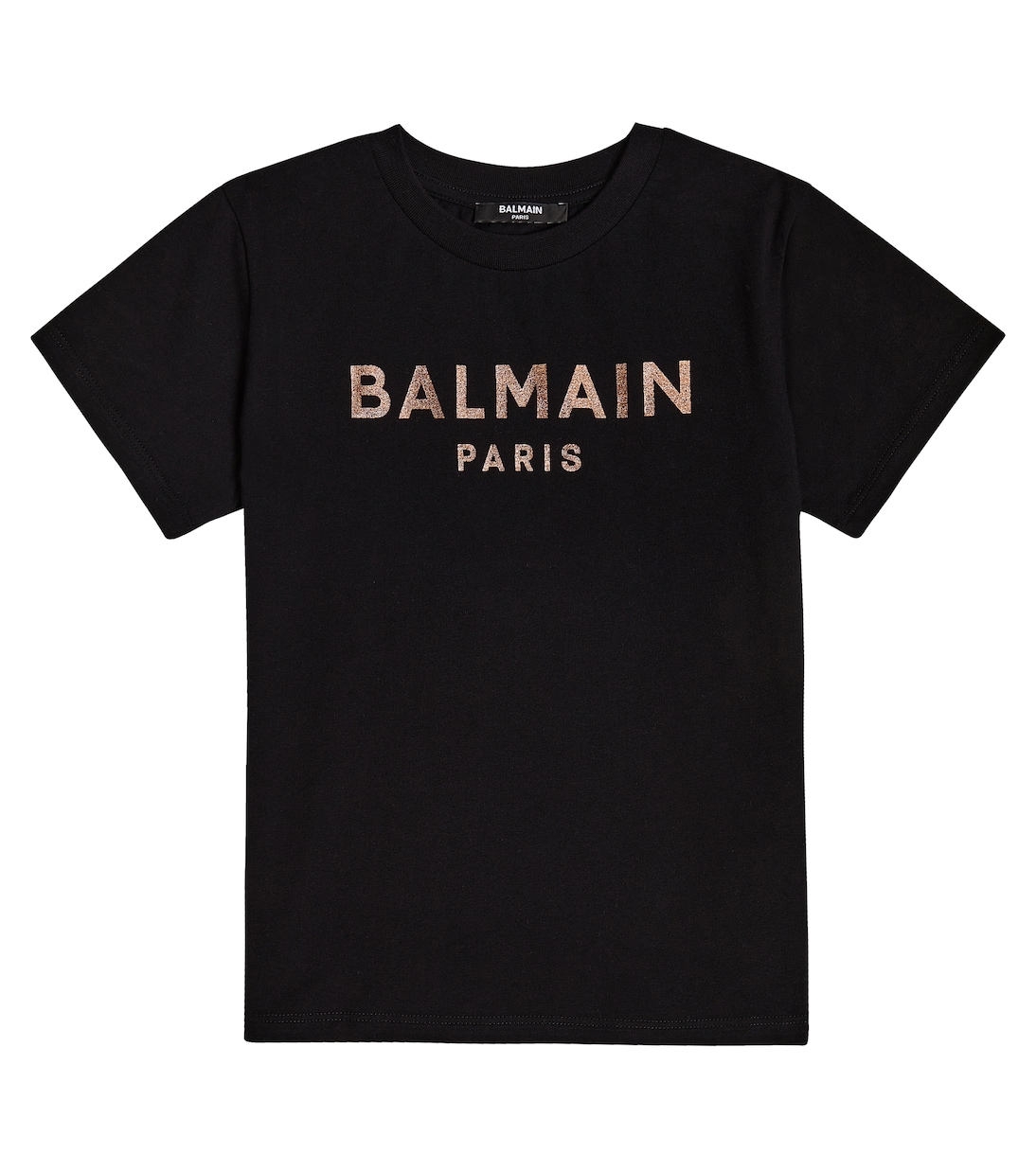 Camiseta en jersey de algodón con logo | Balmain Kids