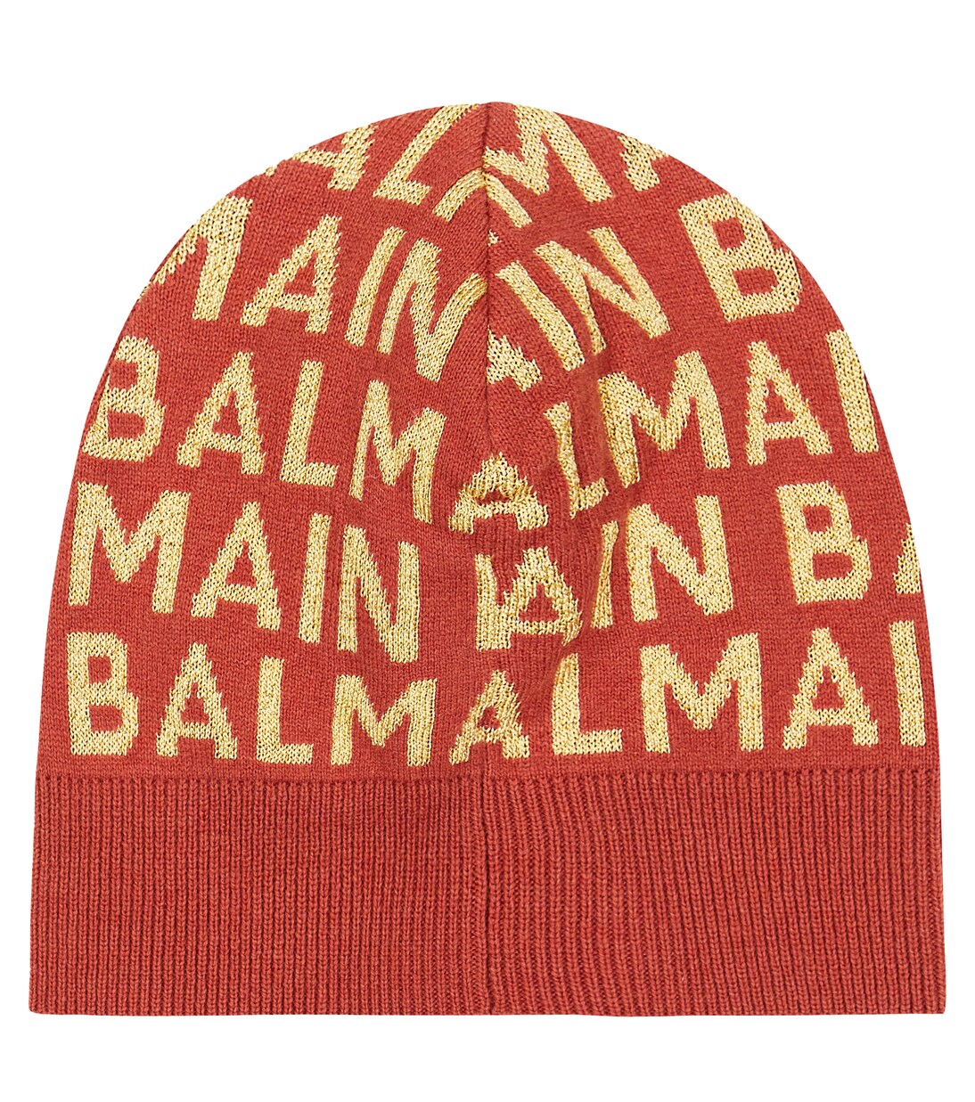 Logo wool-blend beanie | Balmain Kids