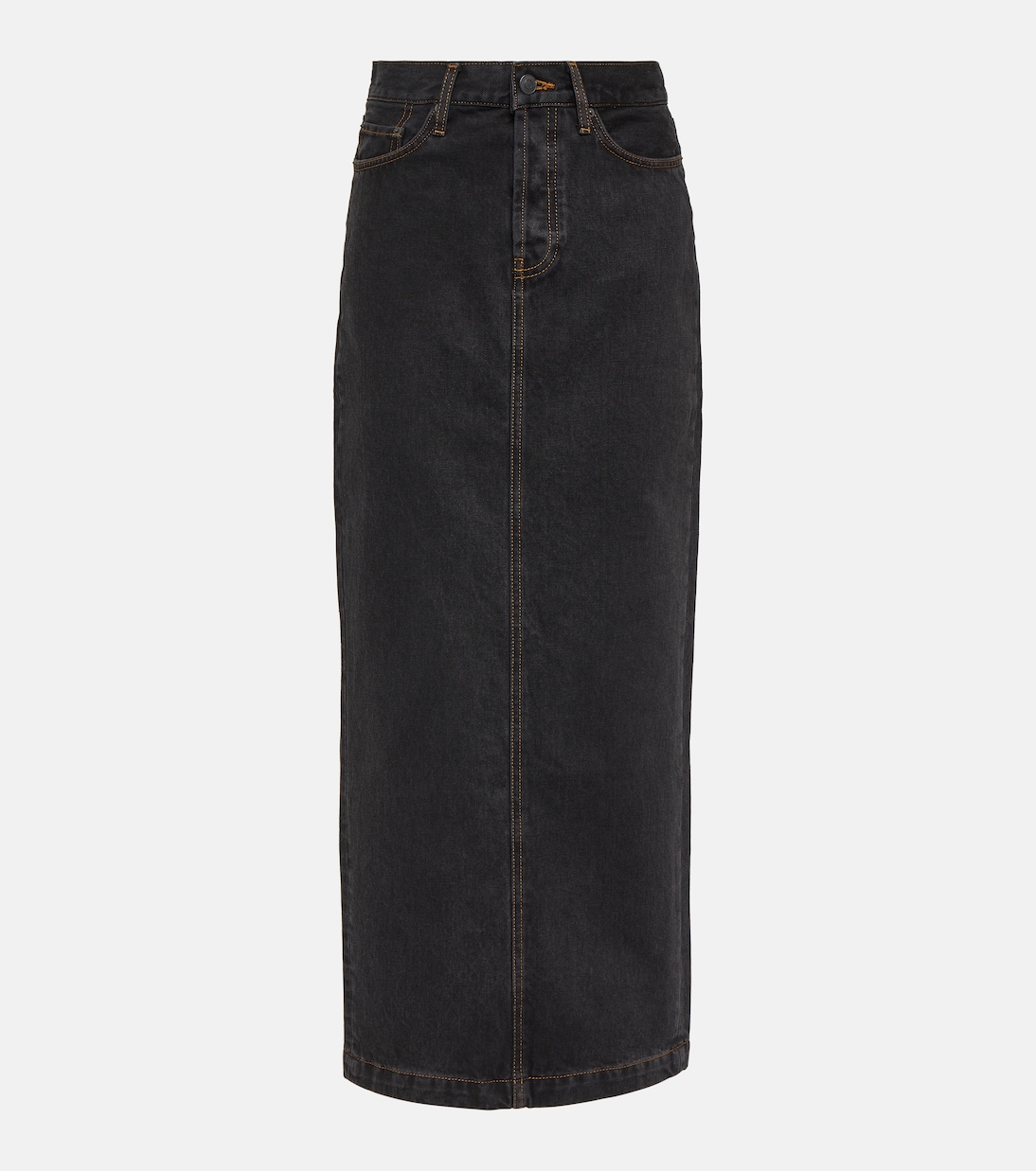 Denim maxi skirt | Wardrobe.NYC