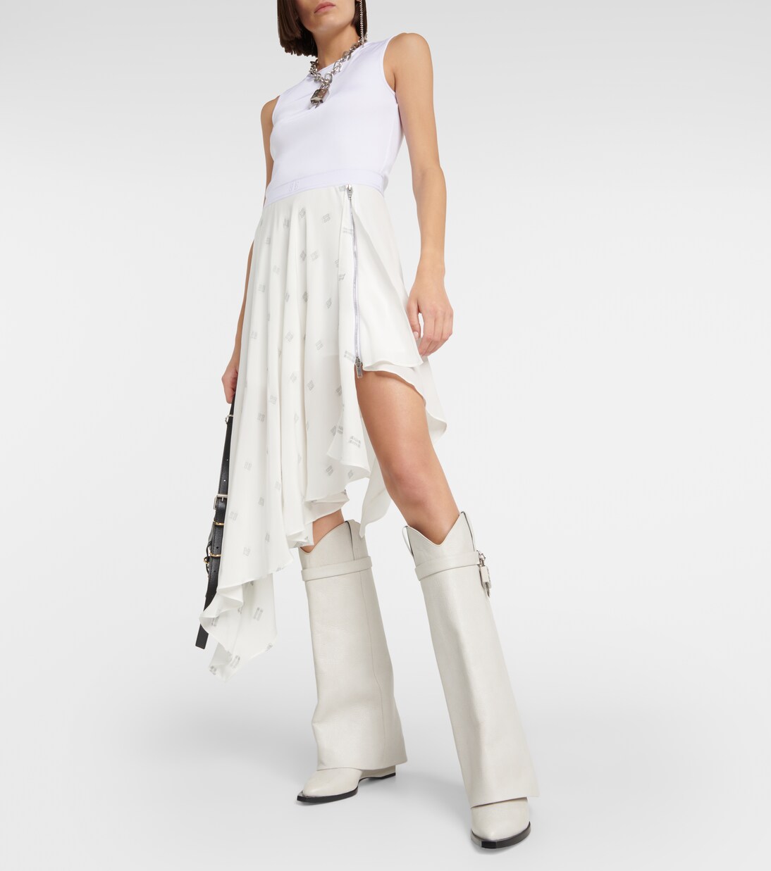 Givenchy boots white on sale