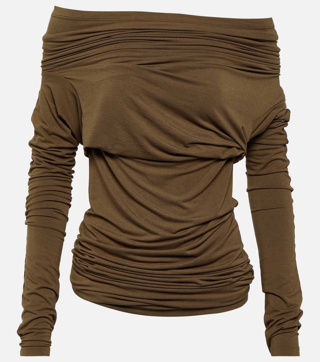 Draped off-shoulder top | Entire Studios