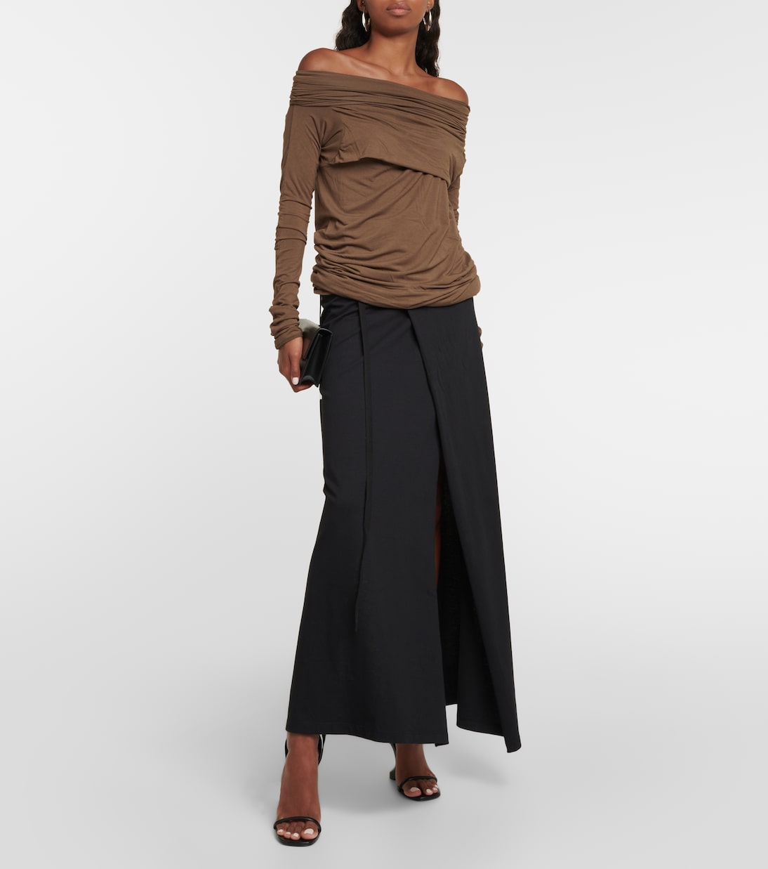Draped off-shoulder top | Entire Studios