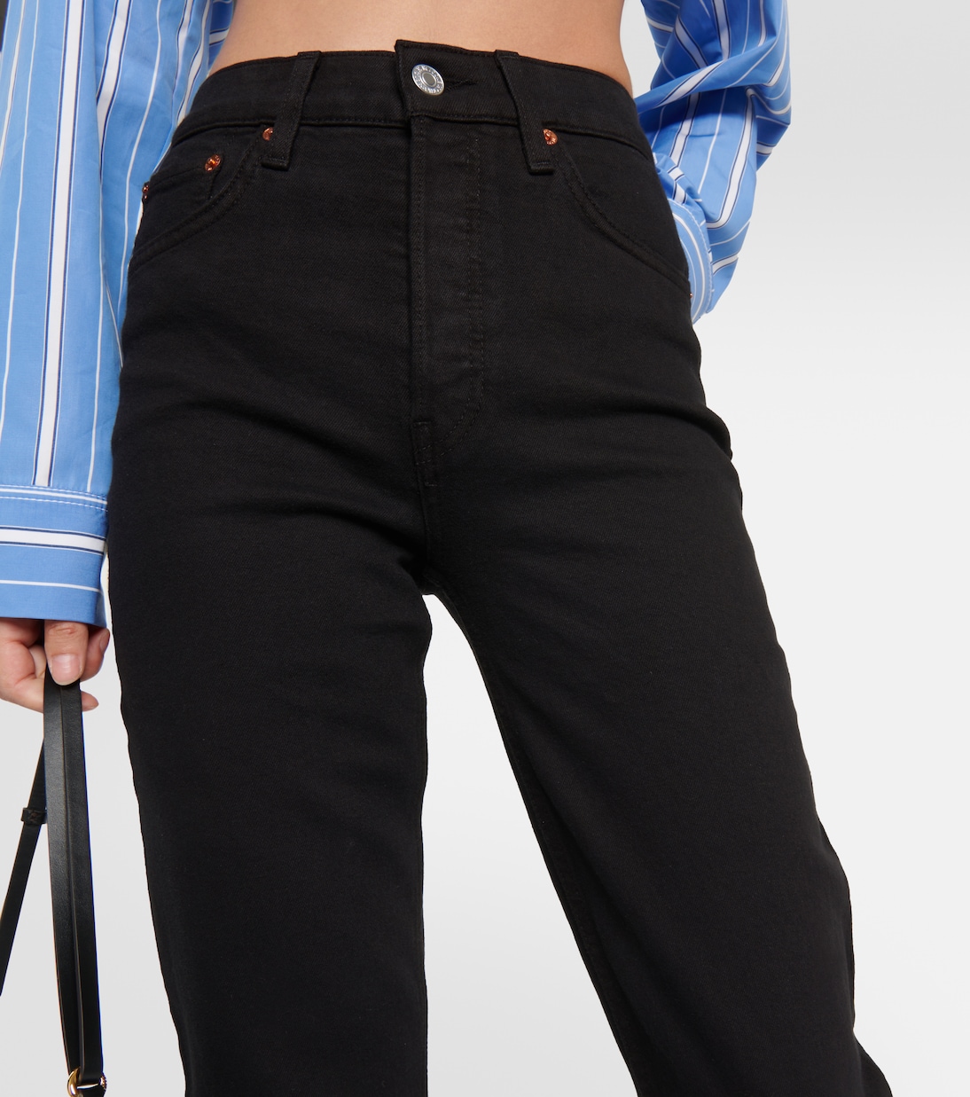 '70s high-rise split-hem bootcut jeans | Re/Done