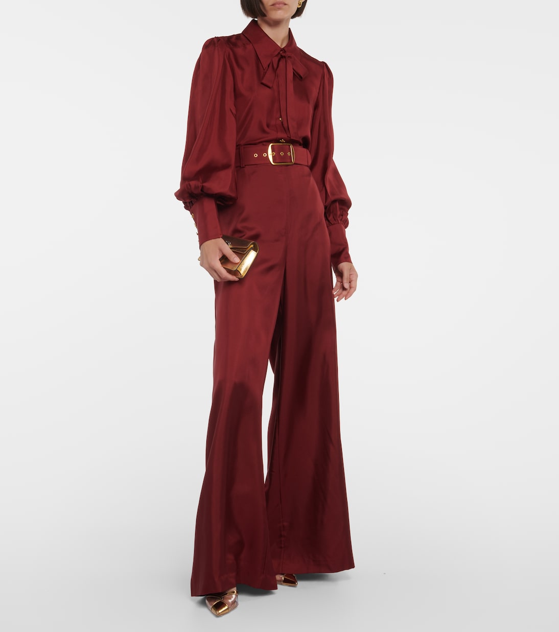 Wonderland silk wide-leg pants | Zimmermann