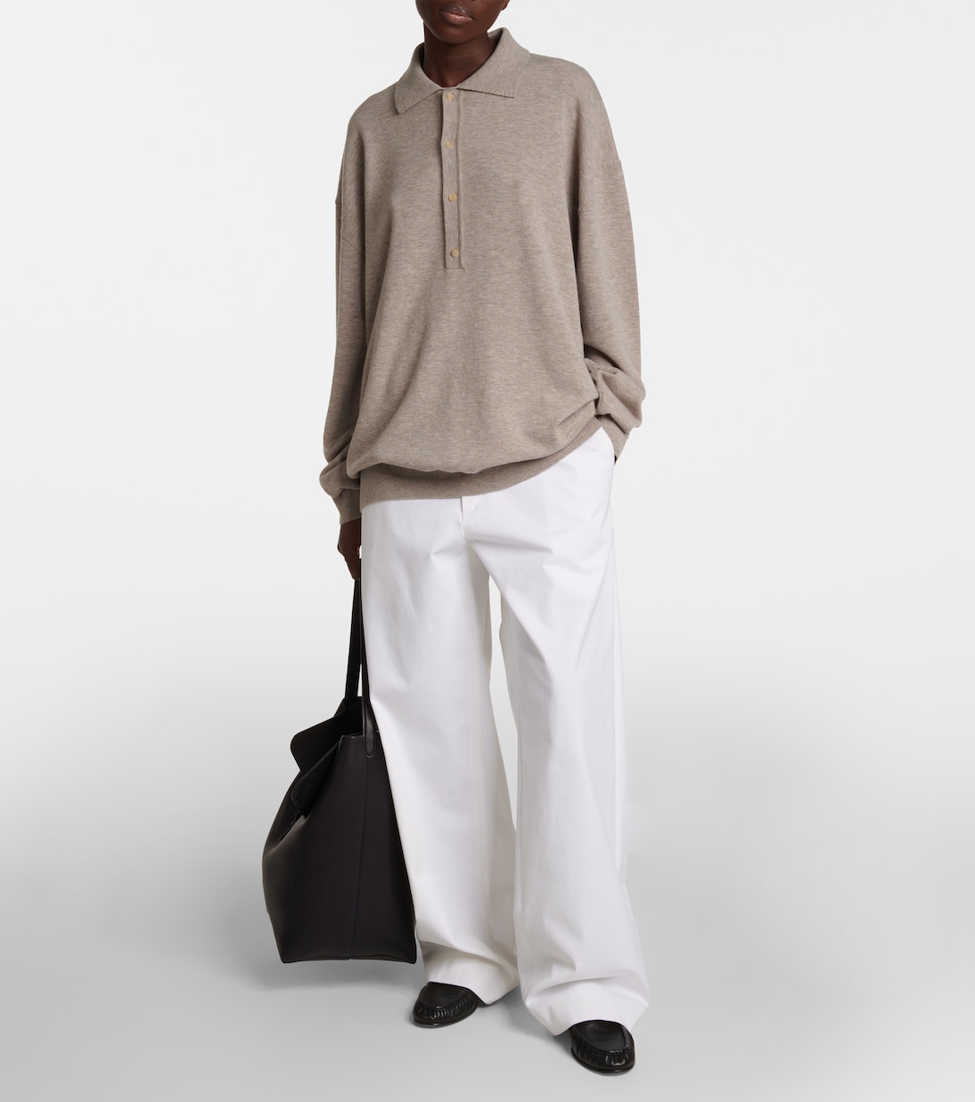 Pantaloni Perseo a gamba larga | The Row