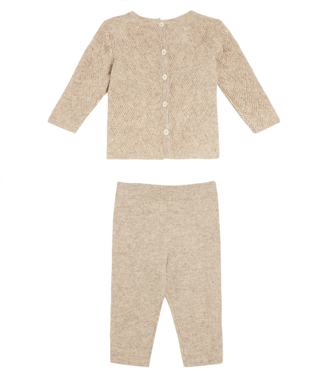 Baby cashmere sweater and pants set | Tartine et Chocolat