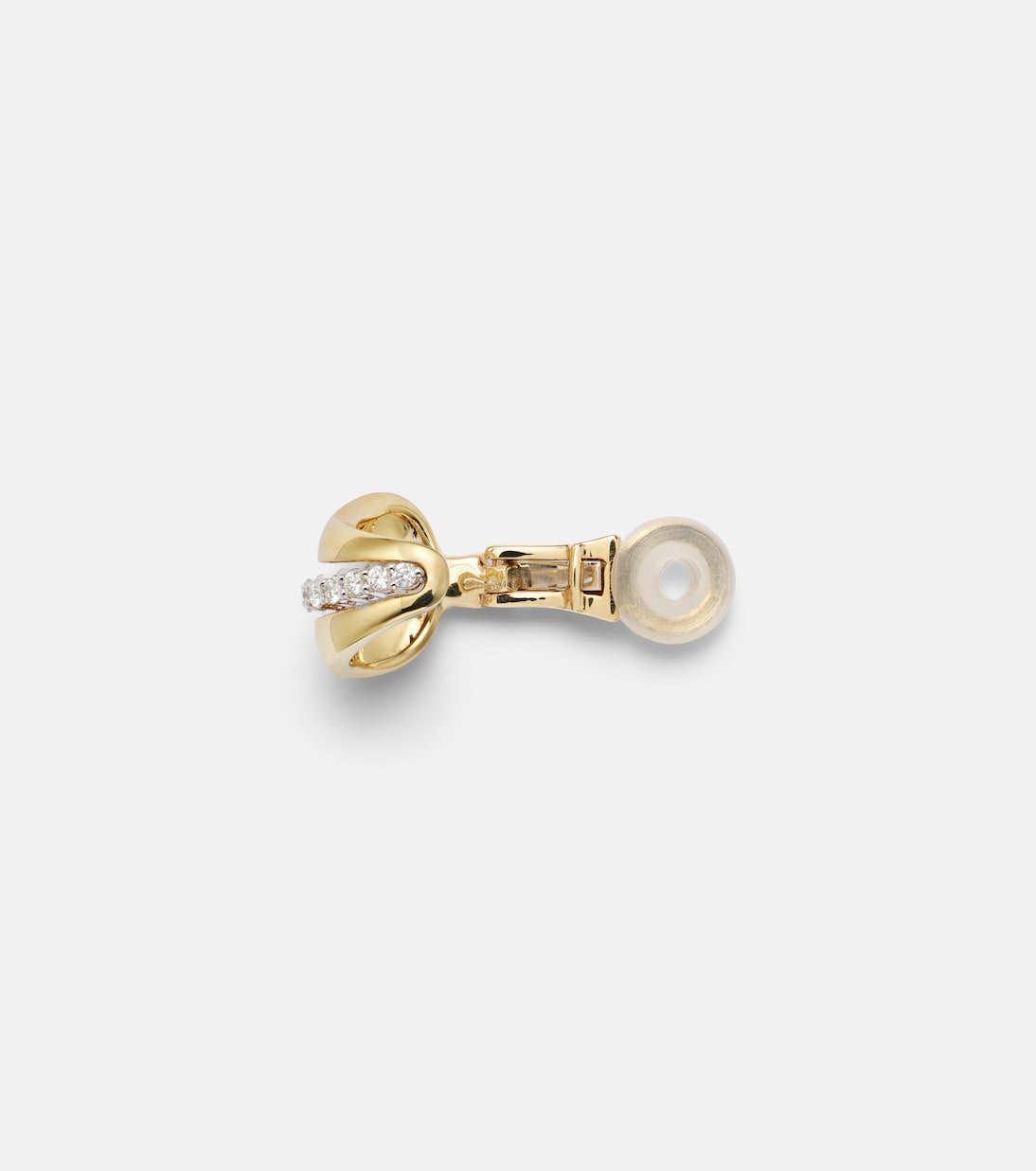 Orecchino a cuffia YEPREM Whisper in oro 18kt con diamanti, stile giovane e moderno