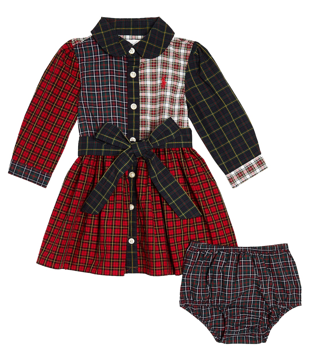 Baby Junia dress and bloomers set | Polo Ralph Lauren Kids