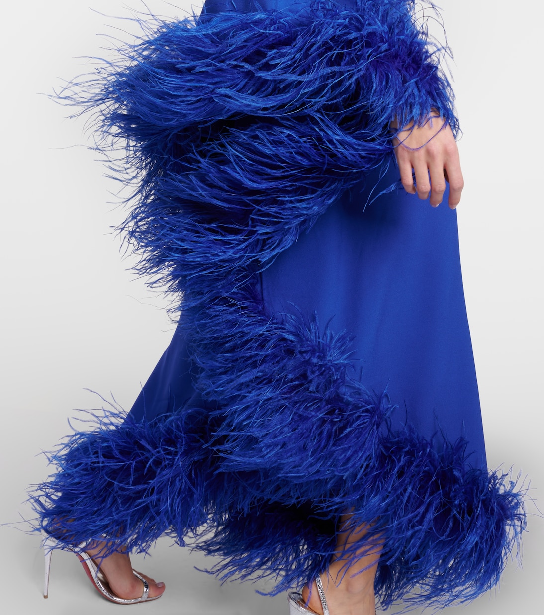 Ubud Extravaganza feather-trimmed gown | Taller Marmo