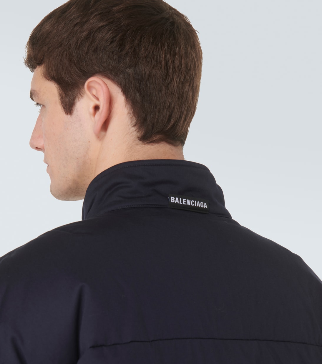 Piumino Cut-Up Harrington in twill | Balenciaga