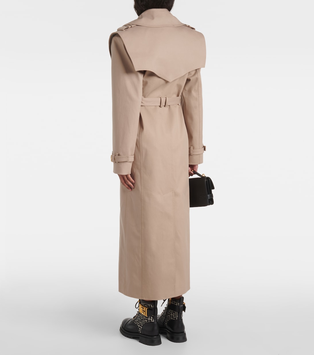 Trench in twill di cotone | Balmain