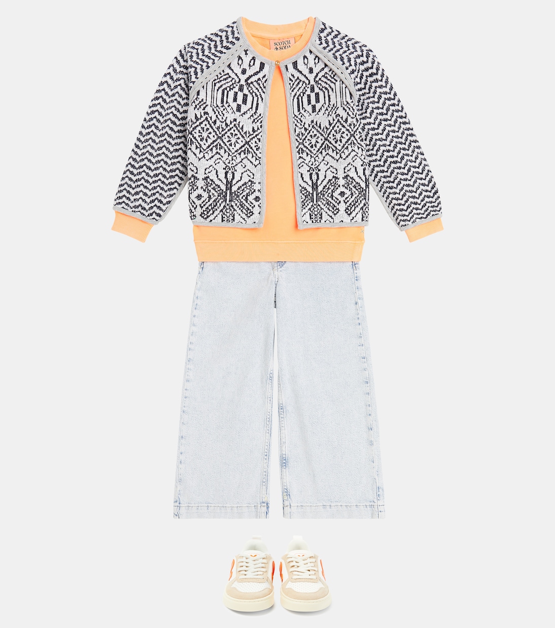 Cotton jersey sweatshirt  | Scotch & Soda Kids