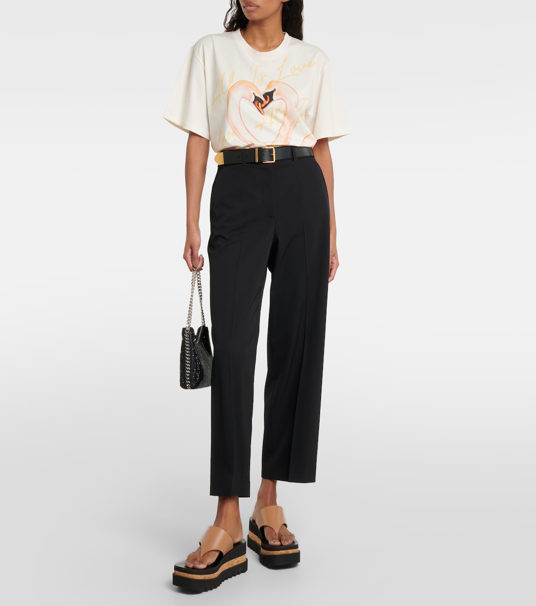 Pantaloni regular in misto lana | Stella McCartney
