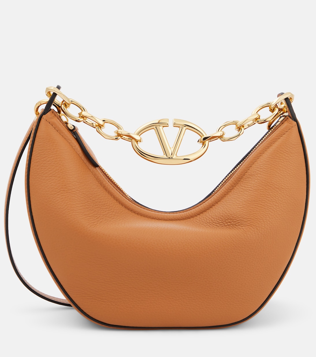 Moon VLogo Small leather shoulder bag | Valentino Garavani