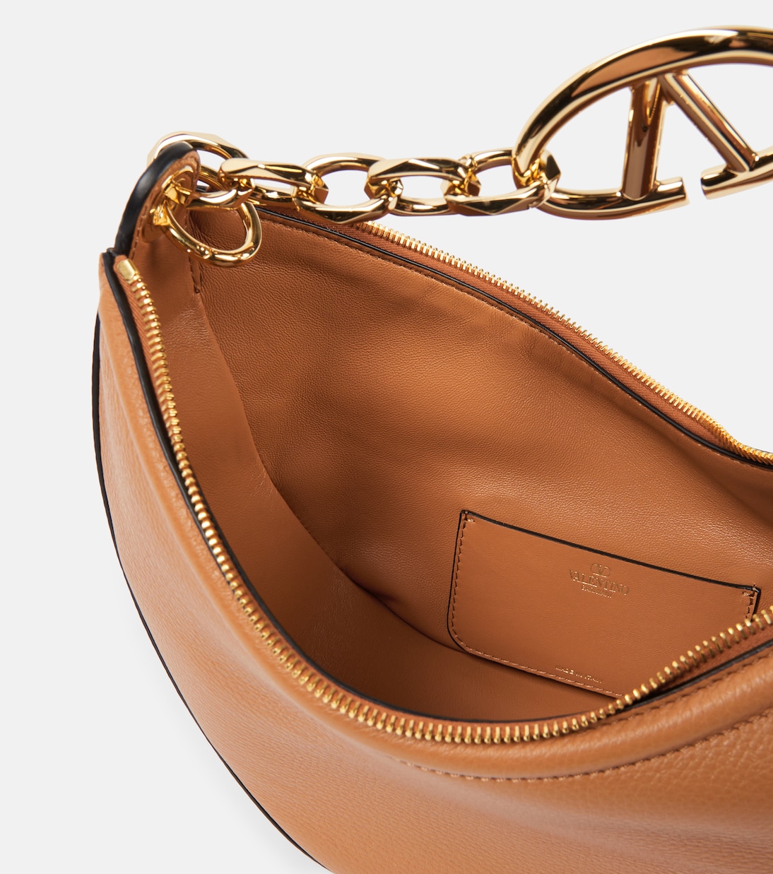 Moon VLogo Small leather shoulder bag | Valentino Garavani