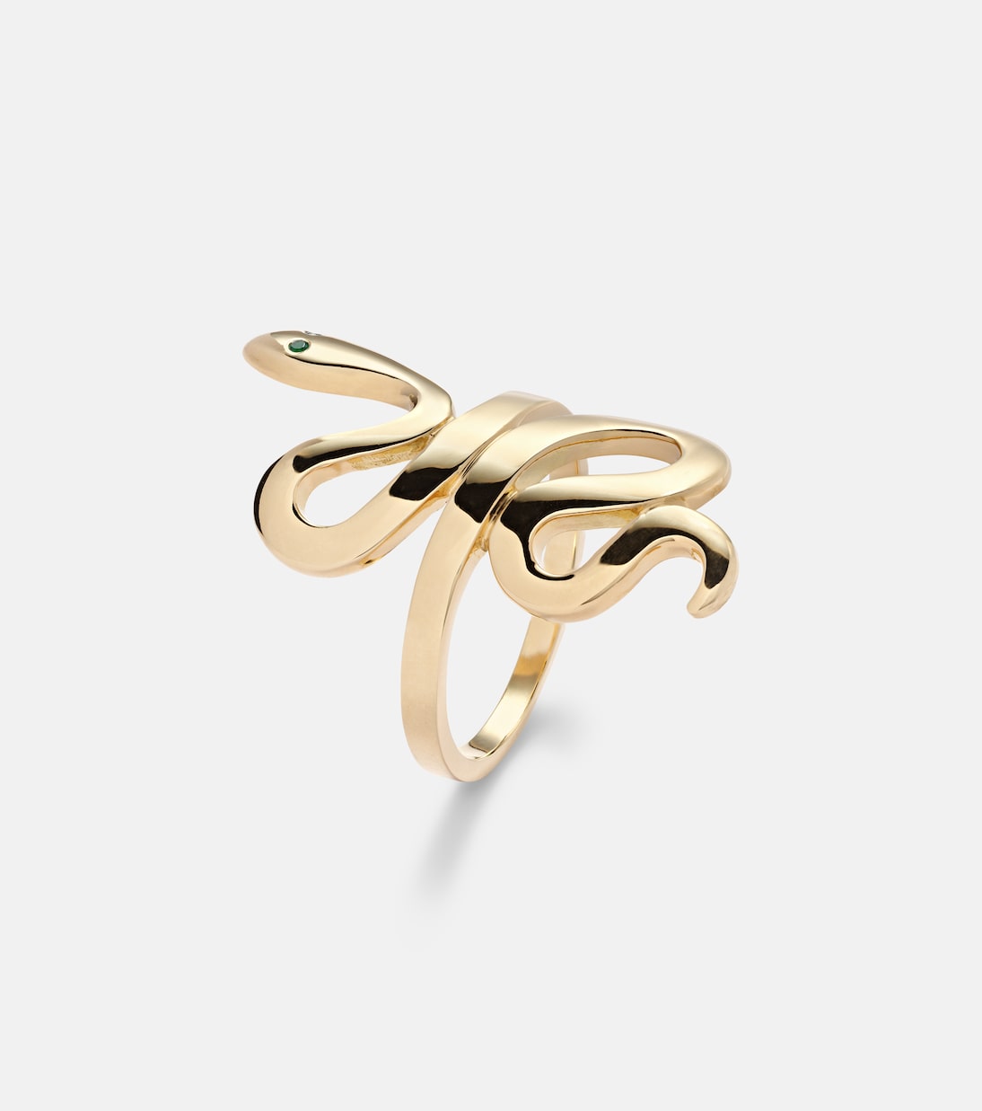 Anello in oro 18kt con smeraldi | Ileana Makri