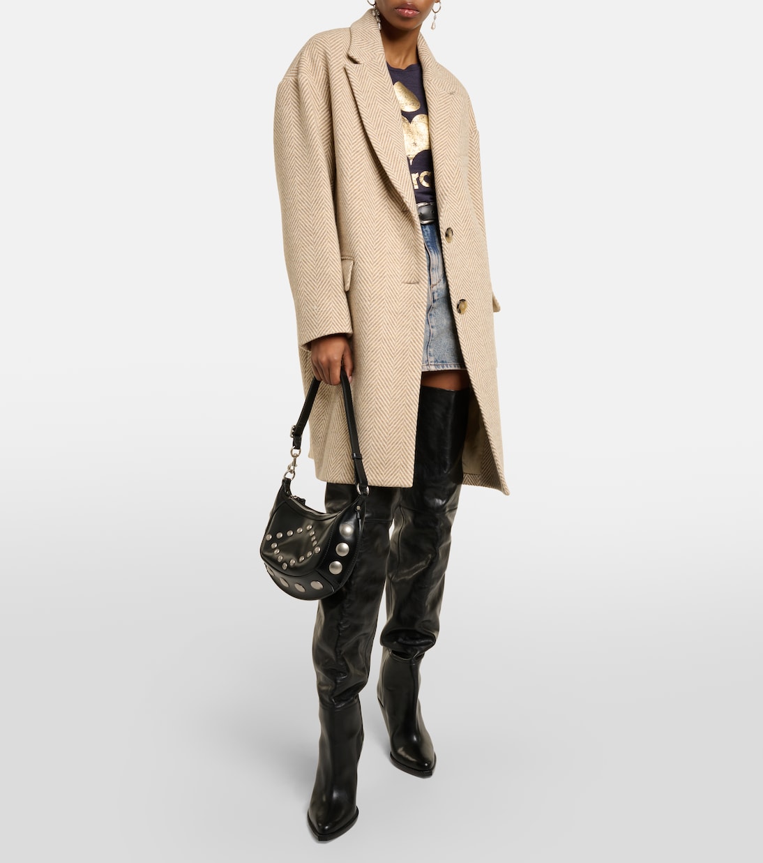 Limiza checked wool coat | Marant Etoile