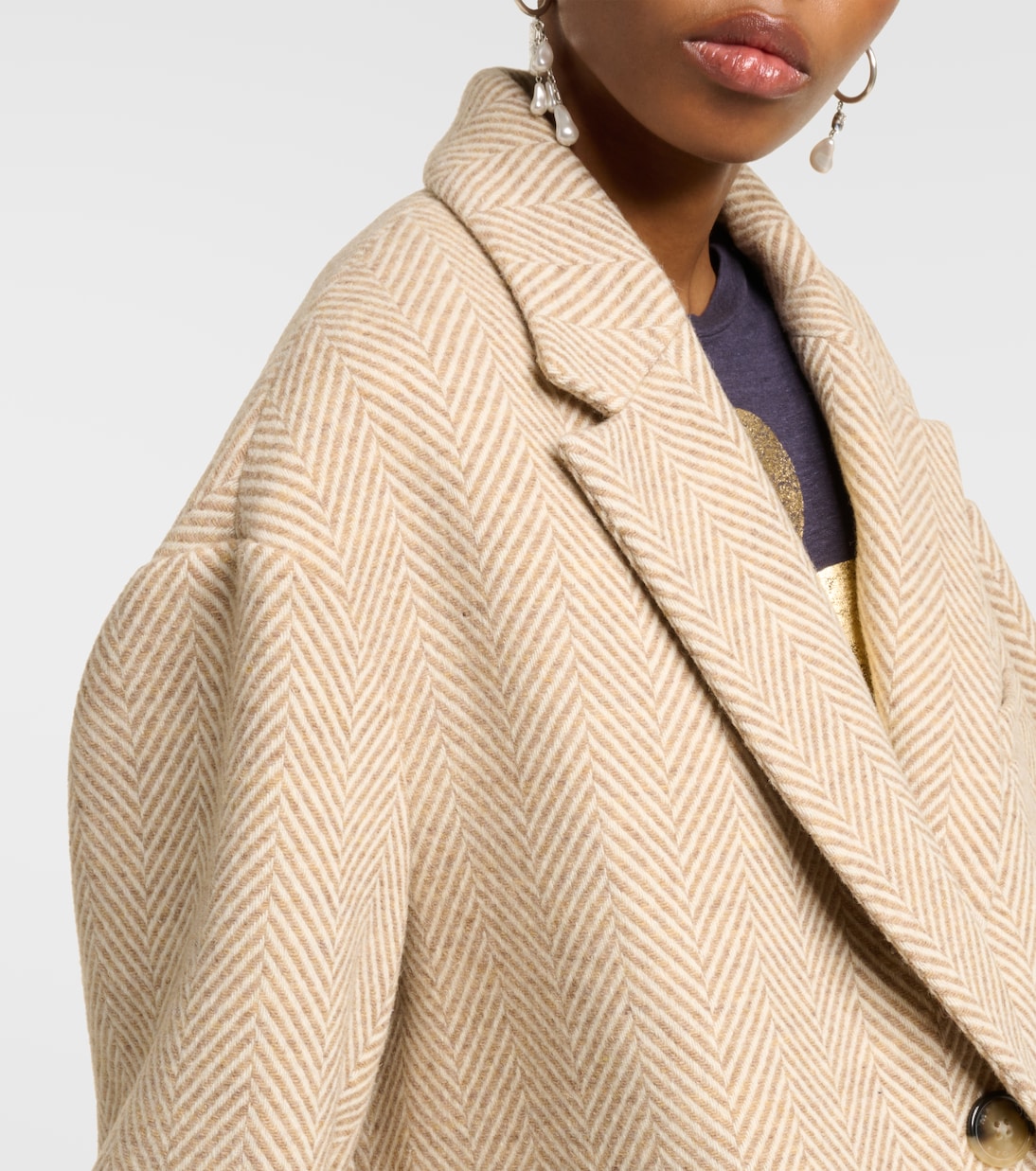 Limiza checked wool coat | Marant Etoile