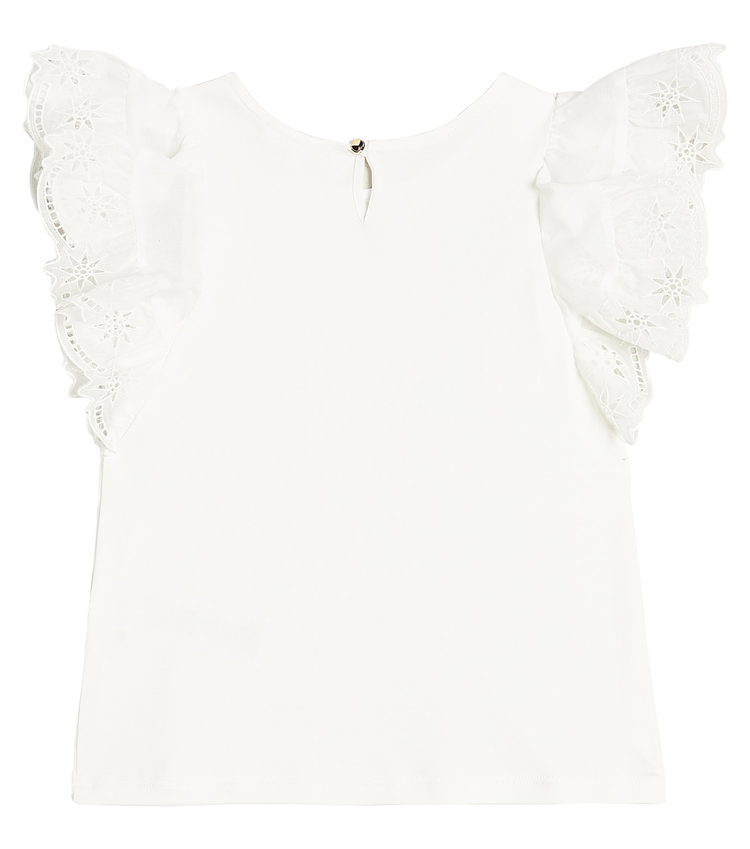Top de algodón bordado | Chloé Kids