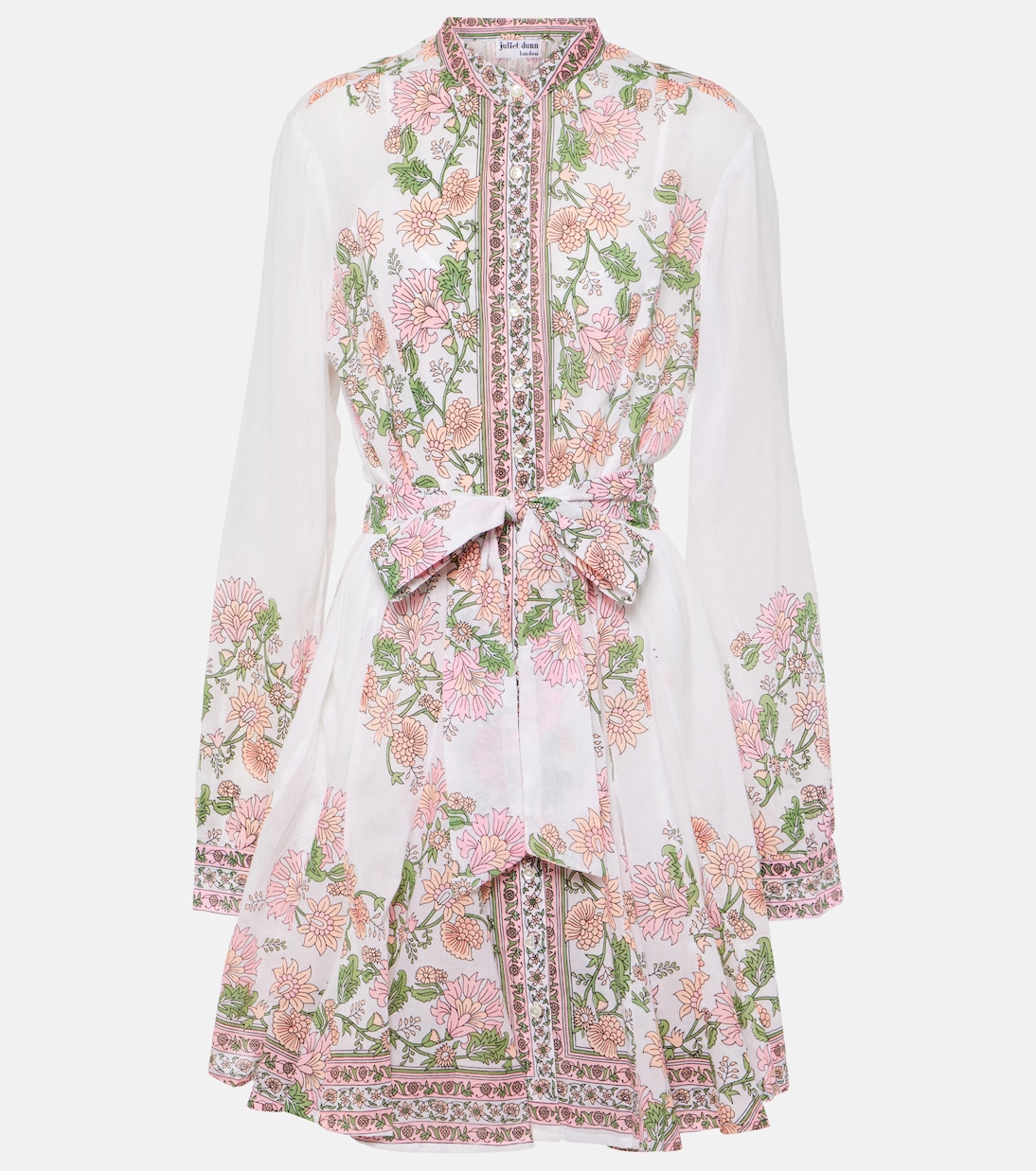 Floral cotton minidress | Juliet Dunn