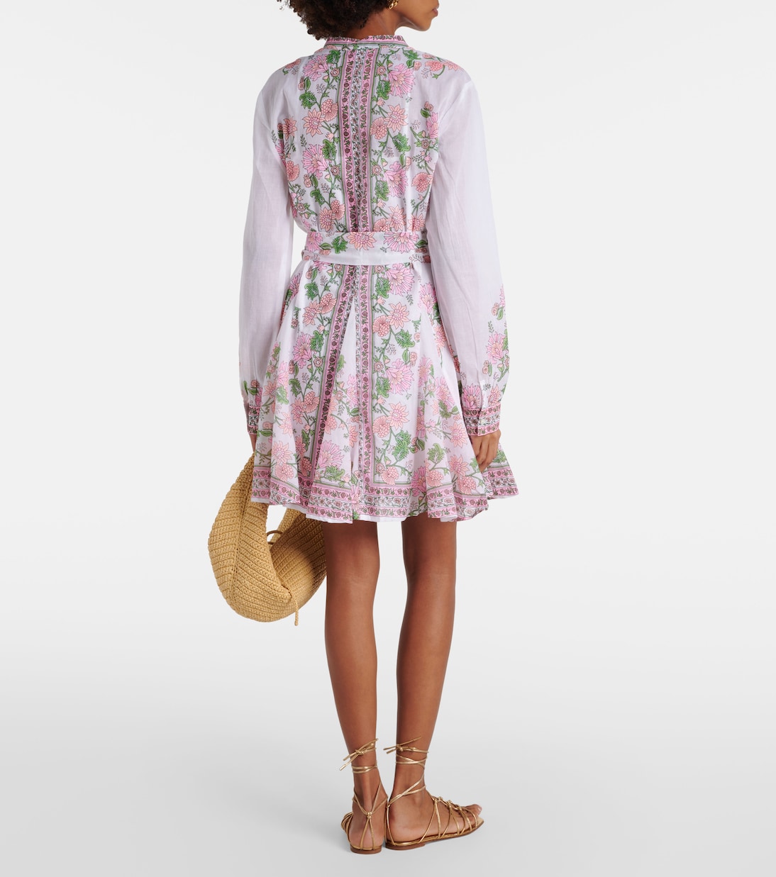 Floral cotton minidress | Juliet Dunn