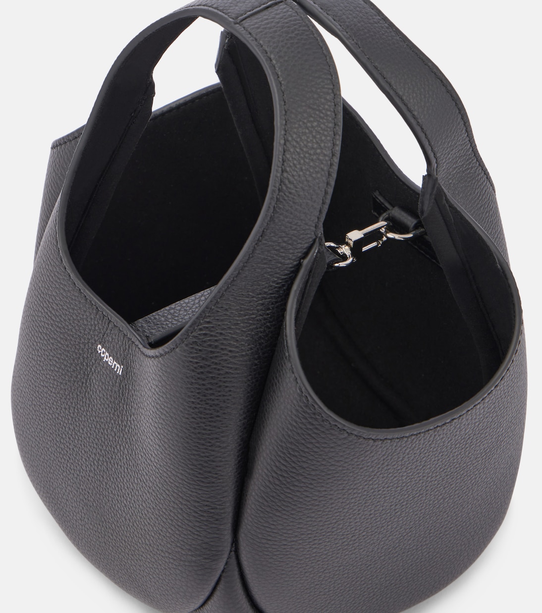 Secchiello Swipe Mini in pelle | Coperni