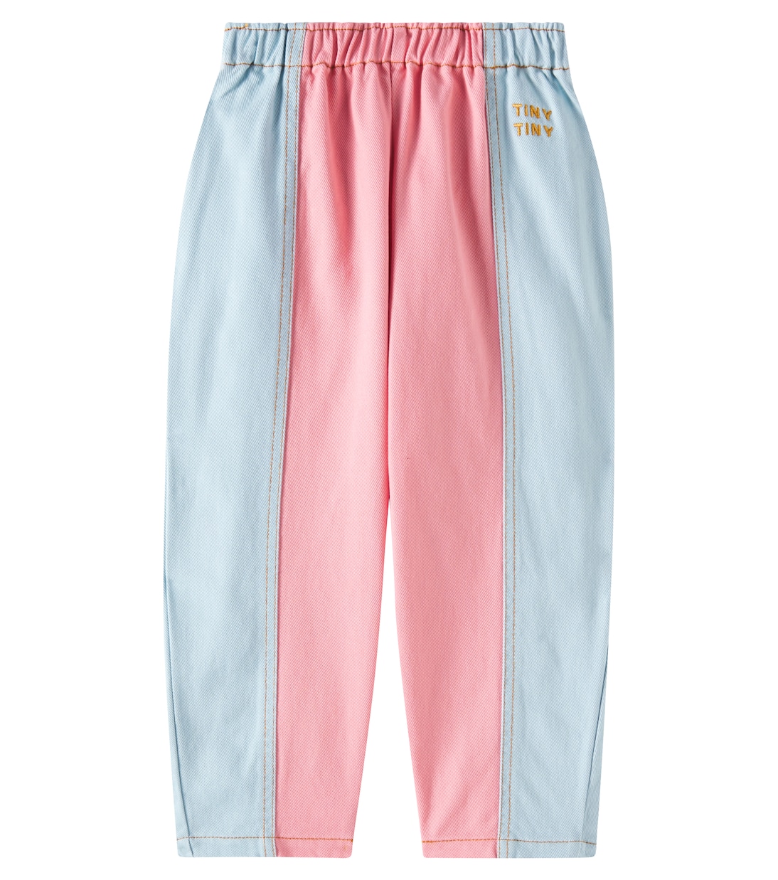 Pantaloni barrel in twill di cotone | Tinycottons