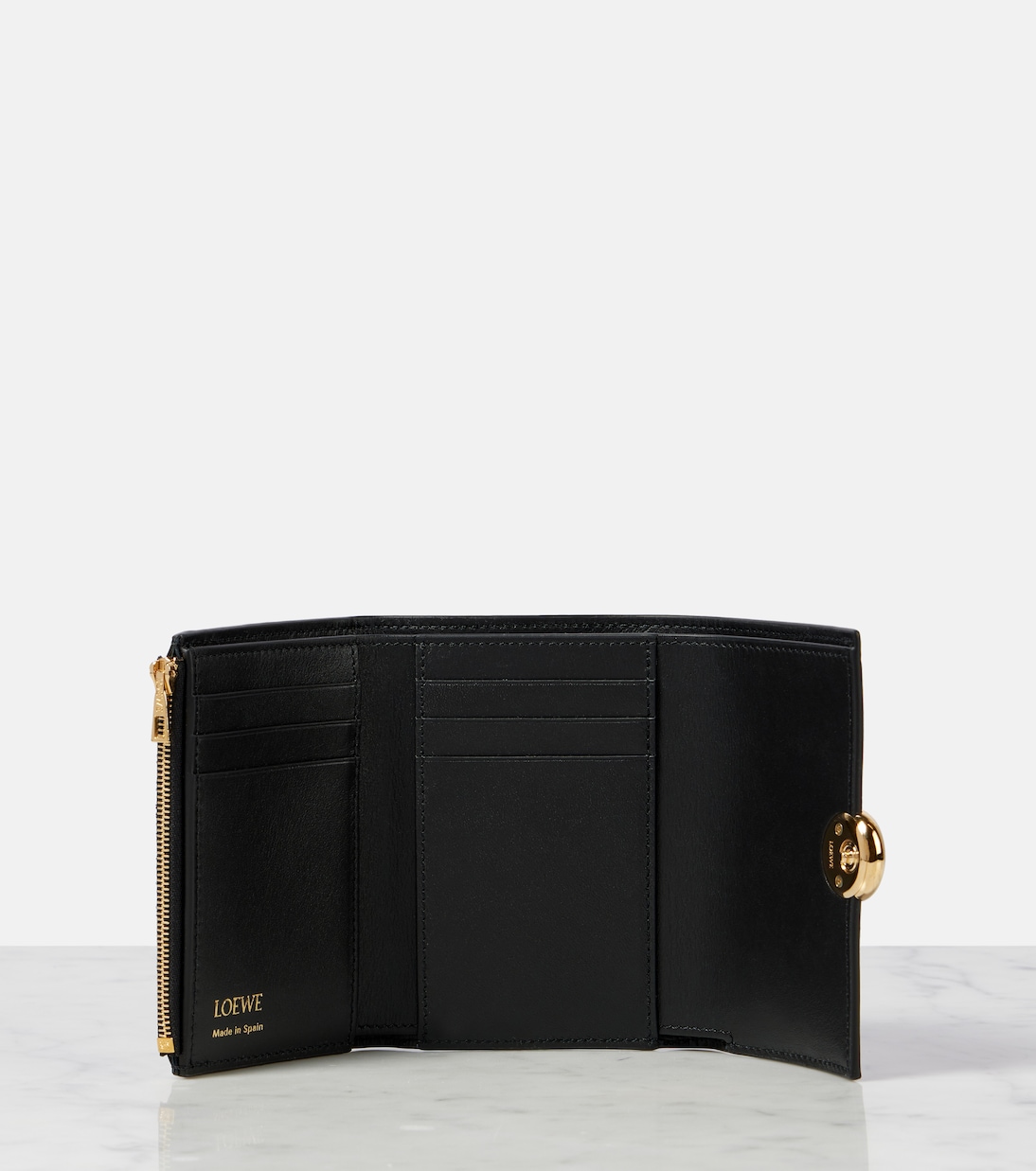 Pebble leather wallet | Loewe