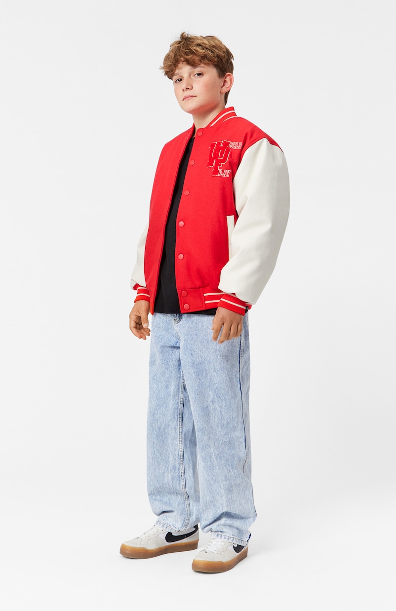 Hani wool-blend varsity jacket | Molo