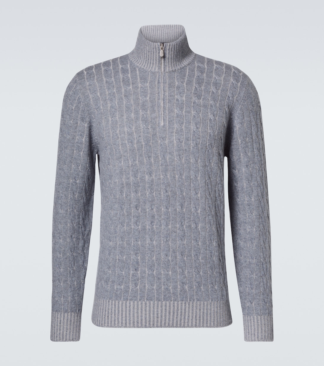Pullover in cashmere a trecce  | Brunello Cucinelli