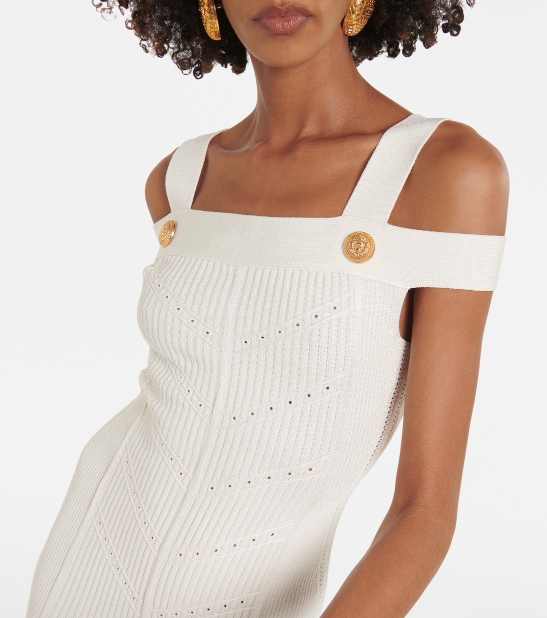 Midikleid aus Rippstrick | Balmain