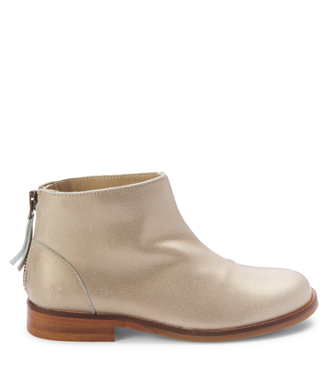 Stivaletti Giara in pelle metallizzata | Bonpoint