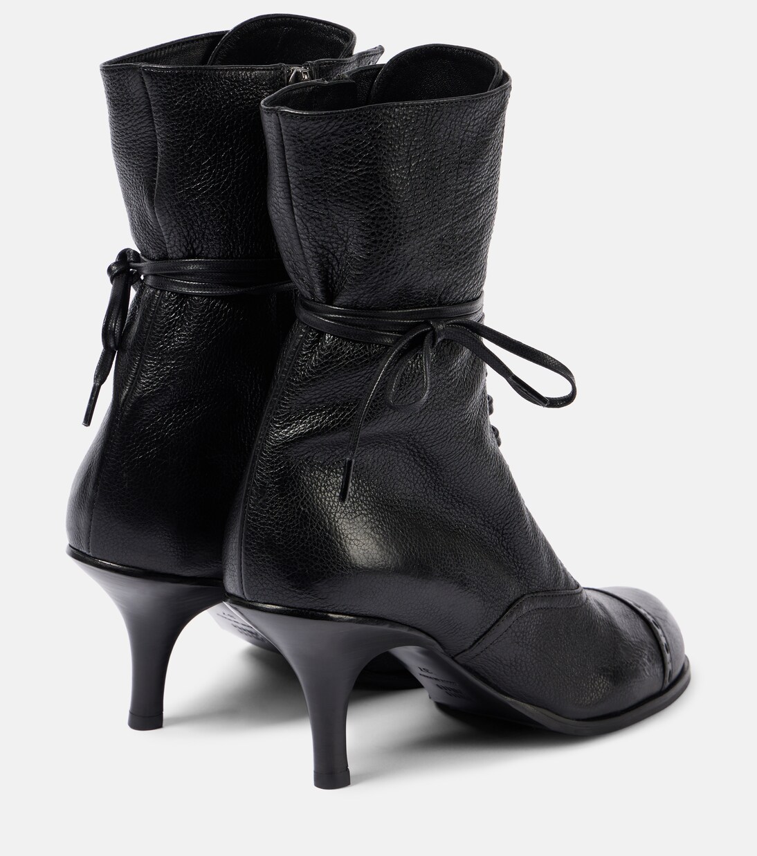 Bottines 75 en cuir | Miu Miu