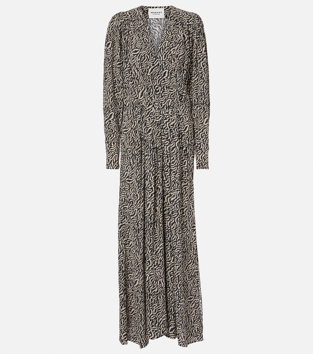 Bedrucktes Maxikleid Vonick aus Crêpe de Chine | Marant Etoile