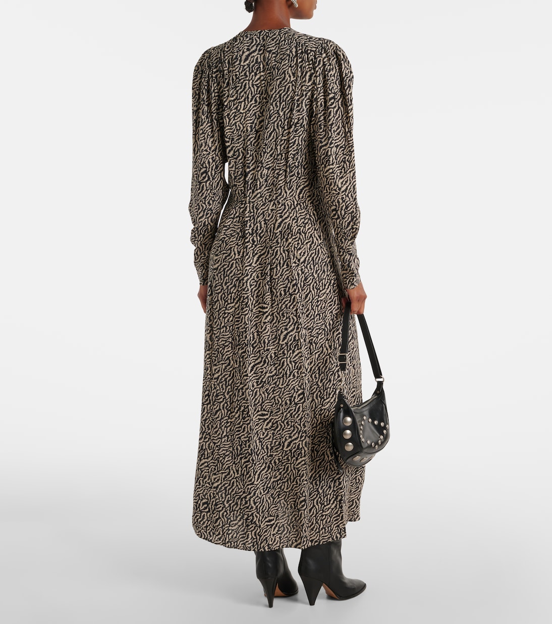 Bedrucktes Maxikleid Vonick aus Crêpe de Chine | Marant Etoile