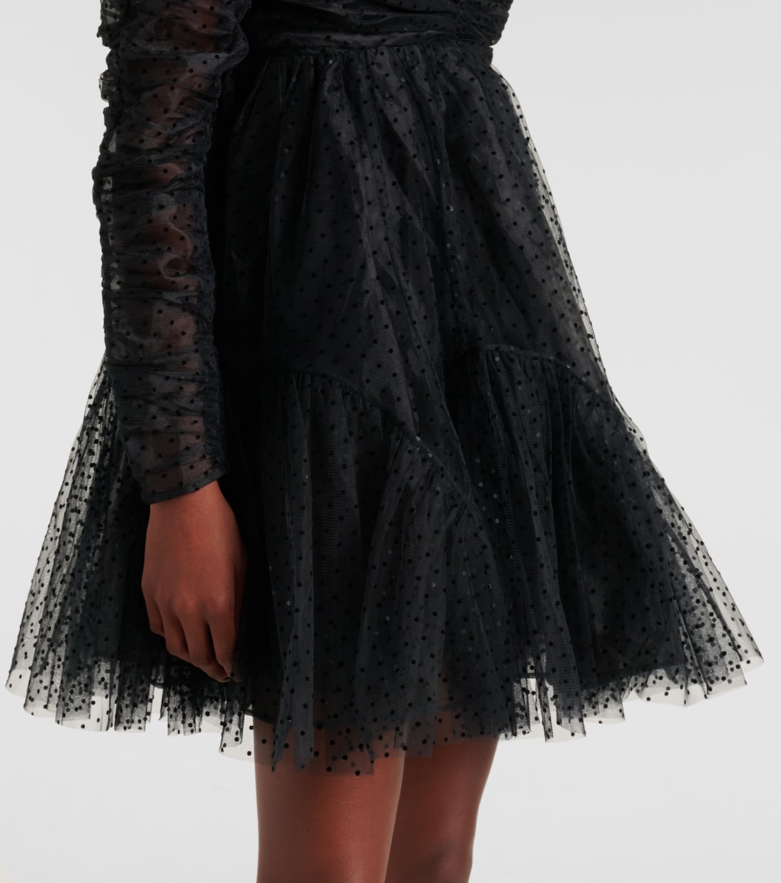 Abito corto in tulle point d'esprit | Zimmermann