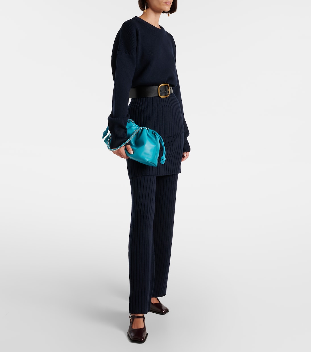 Pochette Flamenco Medium en cuir | Loewe