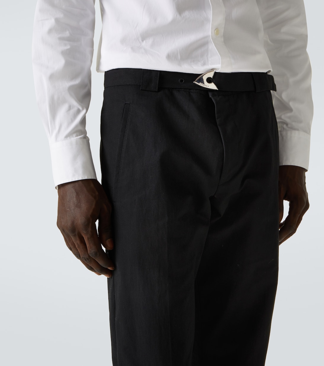 Gerade Hose Arrow aus einem Baumwollgemisch | McQueen