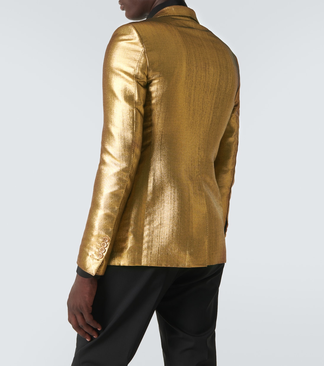 Dyllan metallic-effect coated canvas blazer | Tom Ford