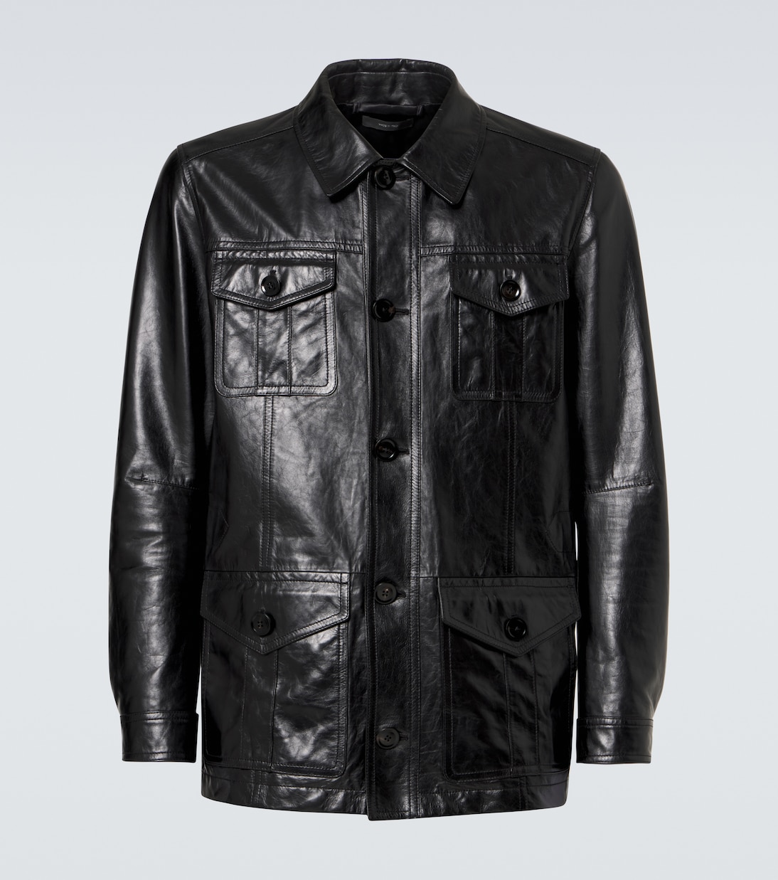 Hemdjacke aus Leder | Tom Ford