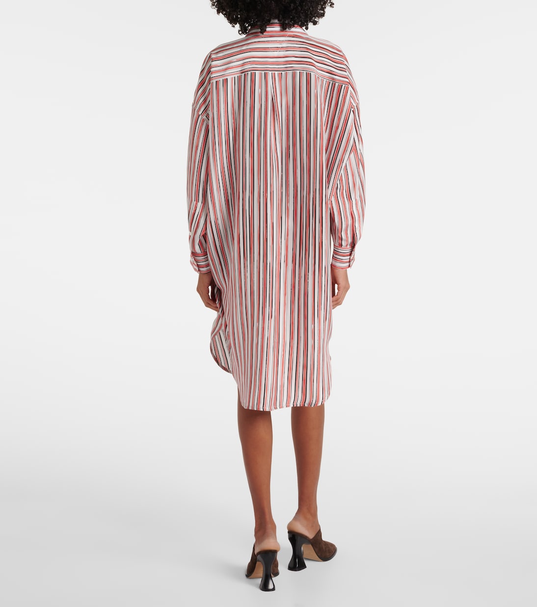 Robe midi en soie | Bottega Veneta