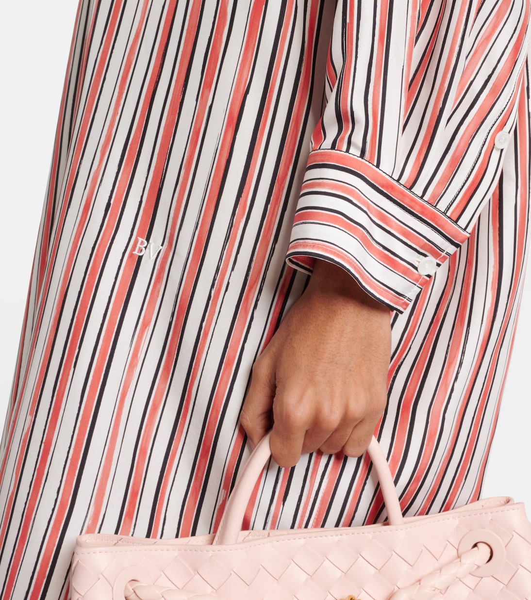 Robe midi en soie | Bottega Veneta