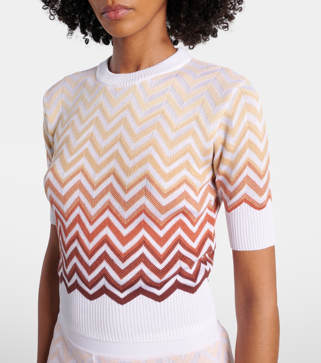 Zigzag knitted top | Missoni
