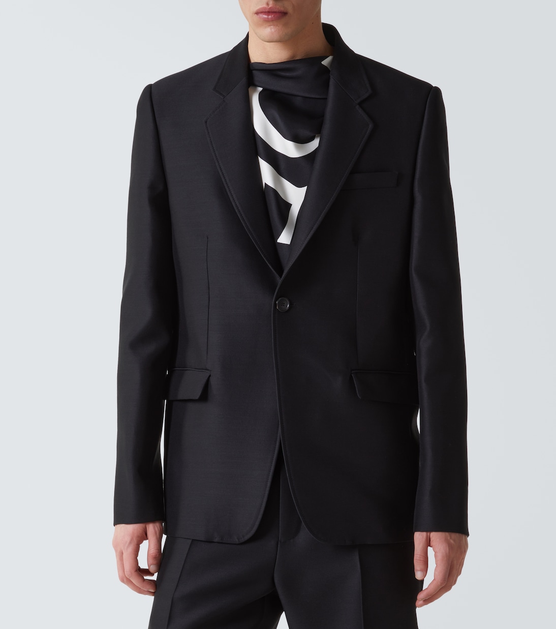 Wool and silk blazer | Loewe