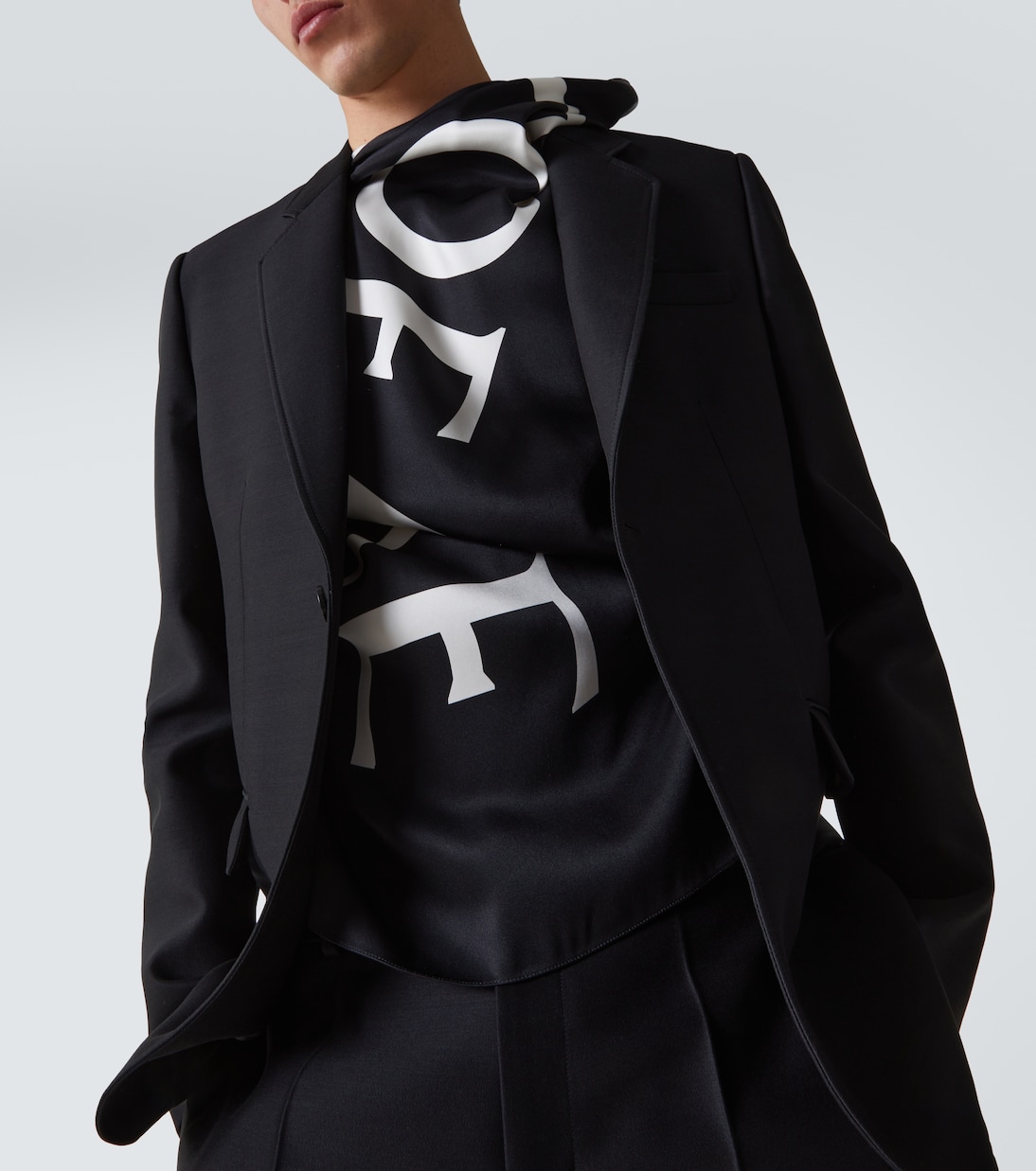 Wool and silk blazer | Loewe